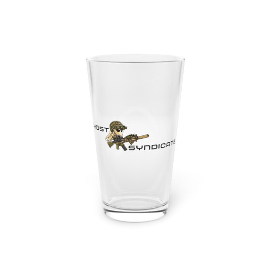 Ghost Syndicate Pint Glass, 16oz